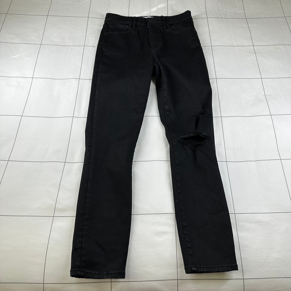 Abercrombie & Fitch Jeans Women 27 Black Super Skinny Ankle High Rise Curve Love